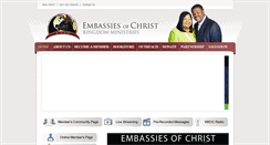 Desktop Screenshot of embassiesofchrist.com