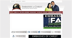 Desktop Screenshot of embassiesofchrist.org